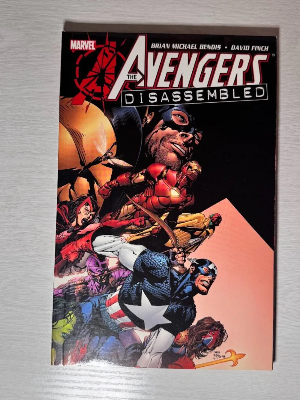 Marvel Comics The Avengers Disassembled Graphic Novel Trade Paperback